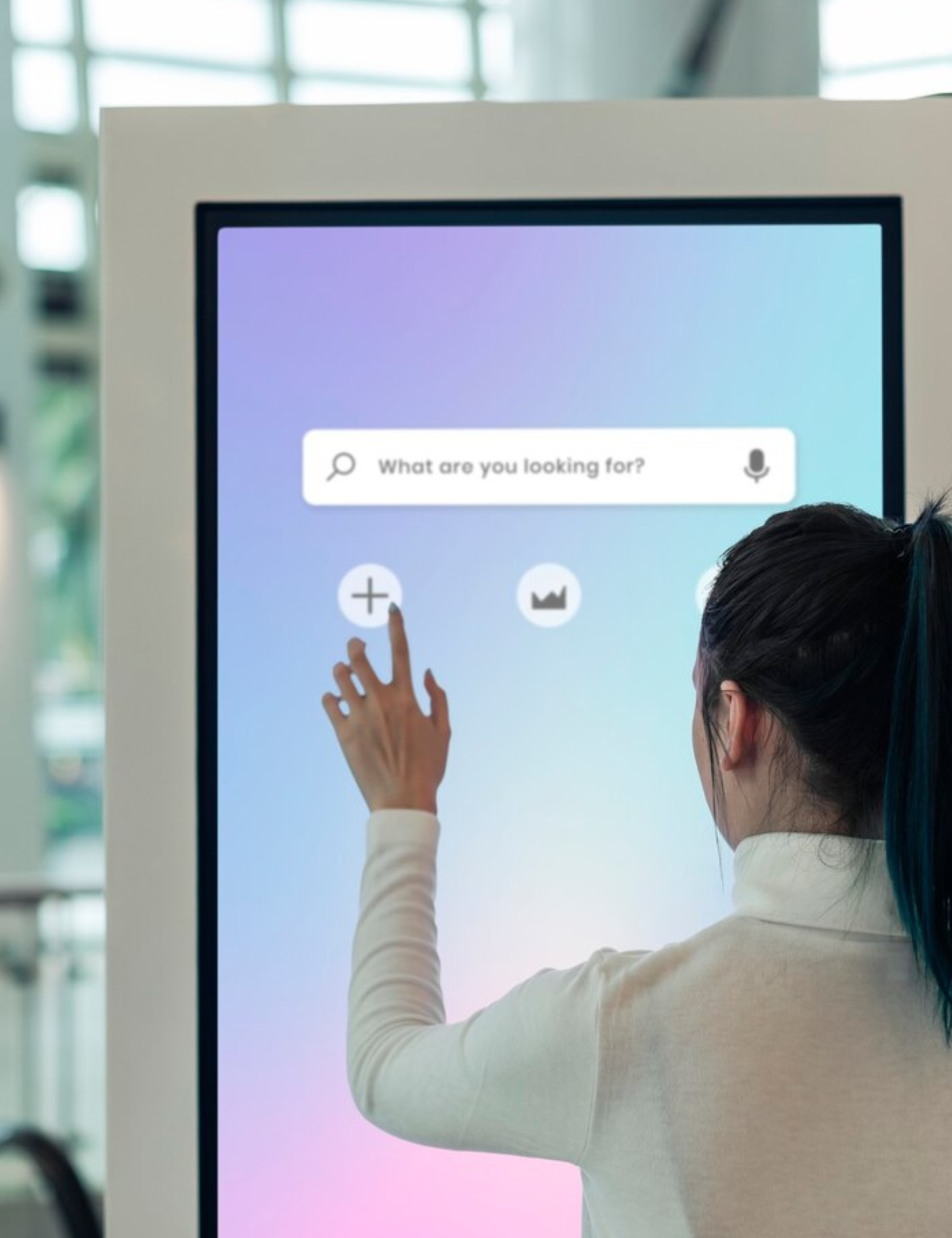 digital signage narrowcasting and interactive screen for showrooms, av system